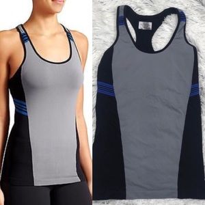 Athleta Colorblock Accelerate Tank Cobblestone
